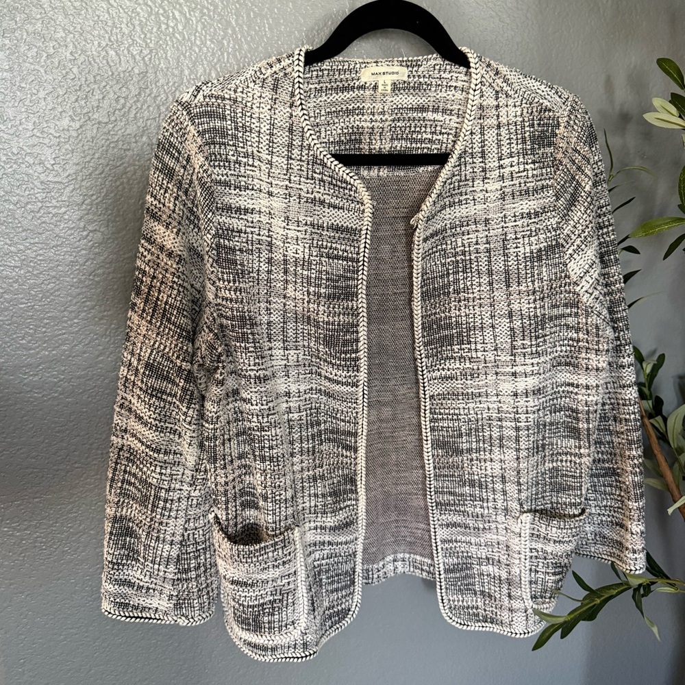 Max Studio Tweed Lightweight Jacket - image 8